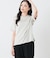 半袖クルーネックロゴTシャツ レディース コットン