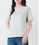 半袖クルーネックロゴTシャツ レディース コットン