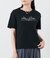 半袖クルーネックロゴTシャツ レディース コットン