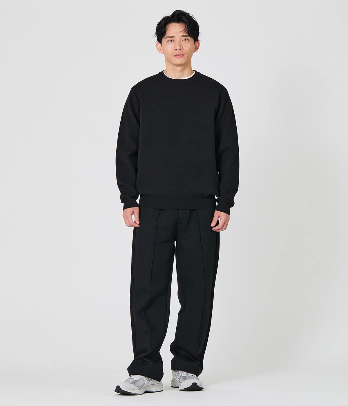 ワイドテーパード スウェットパンツ