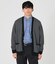 【ウォッシャブル】小紋ドット Vネックカーデカーディガン