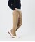 ワンタックチノパンツ レディース コットンレーヨンツイル