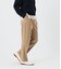 ワンタックチノパンツ レディース コットンレーヨンツイル
