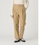 ワンタックチノパンツ レディース コットンレーヨンツイル