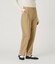 ワンタックチノパンツ レディース コットンレーヨンツイル