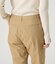 ワンタックチノパンツ レディース コットンレーヨンツイル