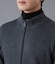 【ウォッシャブル】片畦 フルジップセーター