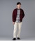 ムリネ ビッグチェック 長袖ショートボタンダウンシャツ