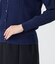 【L】【手洗い可能】ケーブルクルーネック長袖カーディガン レディース セルロースポリエステル14G