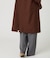 コクーンコート レディース ウールナイロンメルトン