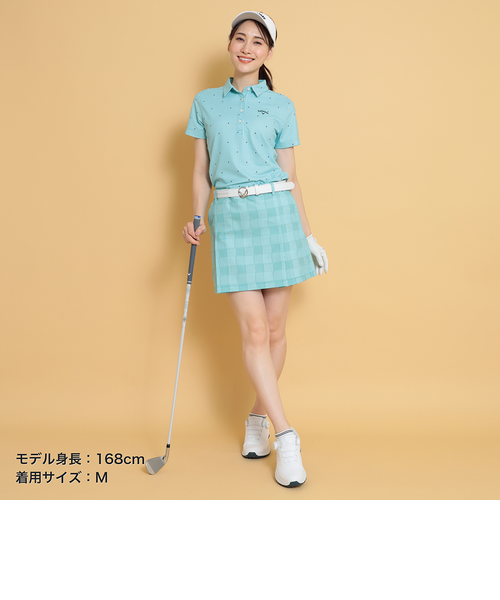新品未使用 Callaway キャロウェイ 2WAYストレッチピケスカート 2WAYストレッチピケキュロットスカート｜キャロウェイの