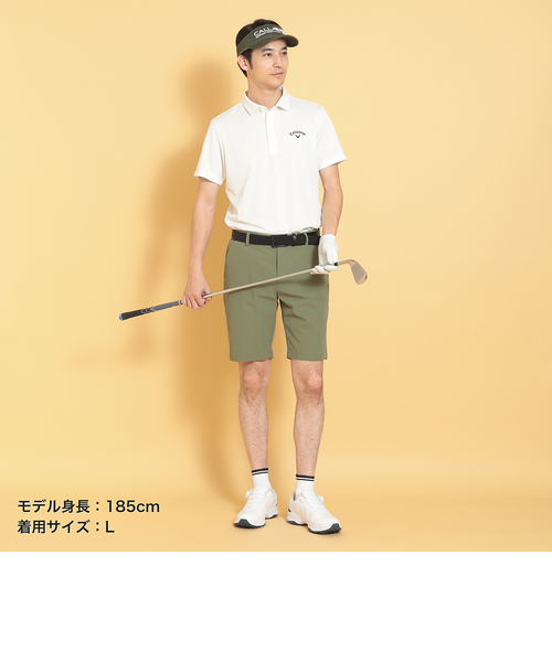 新品 キャロウェイ ストレートパンツ ナイロン ベージュ Mサイズ 新品 キャロウェイ ストレートパンツ ナイロン ベージュ Mサイズ