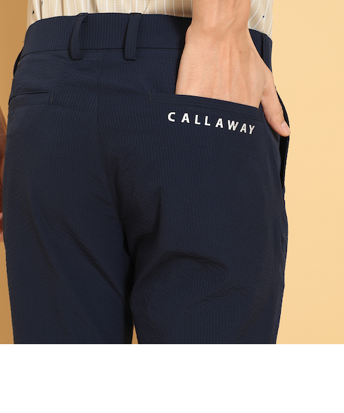 キャロウェイ ゴルフウェア 2WAYストレッチシアサッカーテーパードパンツ M 2WAYストレッチシアサッカーテーパードパンツ (MENS) | パンツ