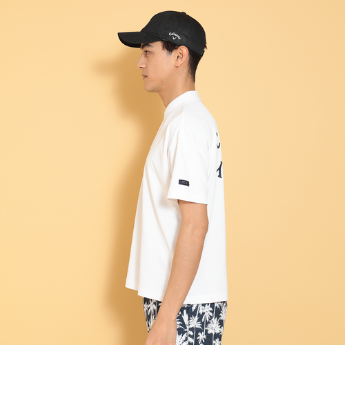 クラブハウスキャロウェイコラボ白半袖ポロシャツ クラブハウスキャロウェイコラボ白半袖ポロシャツ クラブハウス