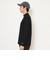 ポリエステルスムース長袖モックネックシャツ