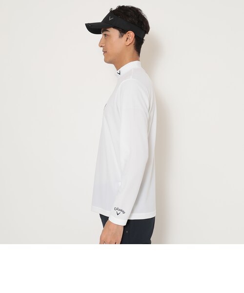 ポリエステルスムース長袖モックネックシャツ｜キャロウェイの