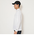 ポリエステルスムース長袖モックネックシャツ