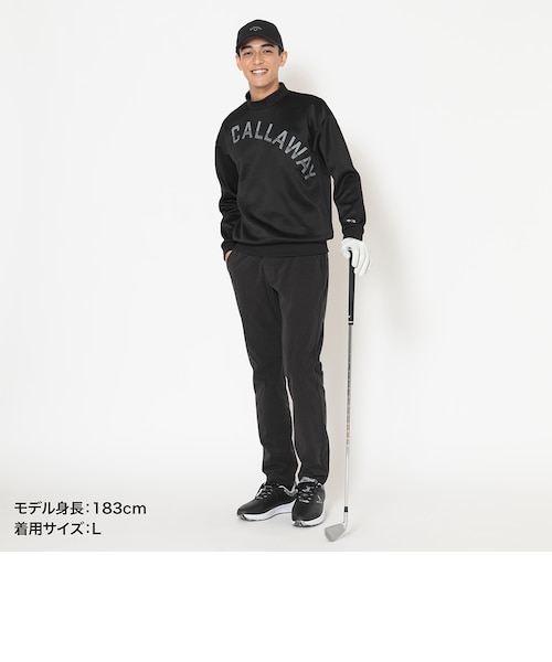 CallawayRedLabel◆8WAYストレッチダブルニットスウェット ストレッチダブルニットモックネックスウェット｜キャロウェイの