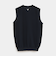 タック編みポリエステルニットベスト