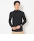 シングルジャージ長袖モックネックインナー（men's）