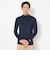 シングルジャージ長袖モックネックインナー（men's）