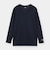 シングルジャージ長袖Vネックインナー（men's）