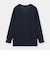 シングルジャージ長袖Vネックインナー（men's）