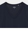 シングルジャージ長袖Vネックインナー（men's）