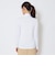 シングルジャージ長袖モックネックインナー（women's）