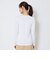 シングルジャージ長袖Uネックインナー（women's）
