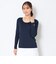 シングルジャージ長袖Uネックインナー（women's）