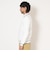 へリンボン編みポリエステルVネックニット