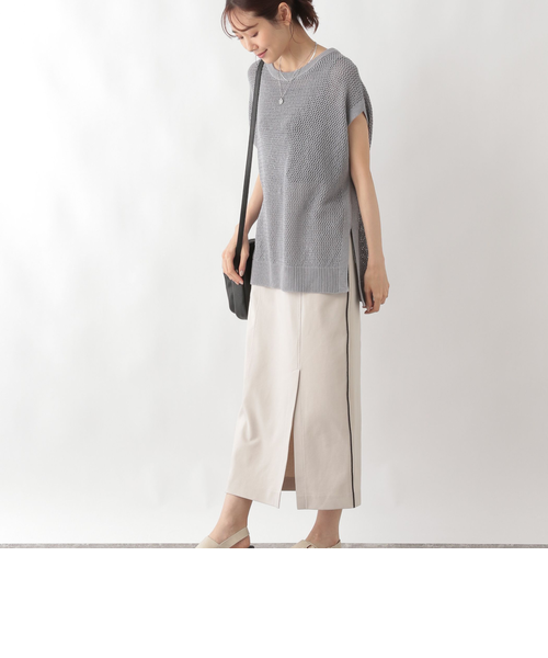 【kotaページ】 GLOBAL WORK｜ウツクシルエットIラインスカート/123719