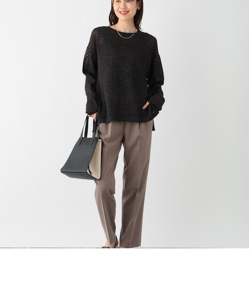 のんページ 洗えるメッシュラメプルオーバー＊タンク/135804｜グローバル