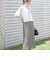 メッシュ編みラメIラインスカート/143961