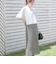 メッシュ編みラメIラインスカート/143961