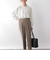 ウツクシルエットテーパードパンツ/114976