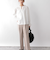 ウツクシルエットワイドパンツ/114978