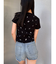 ハイウエストSIDE RINGデニムショートパンツ
