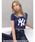 GYDA［MLB］クロップドTシャツ