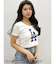 GYDA［MLB］クロップドTシャツ