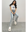 GYDA［MLB］クロップドTシャツ