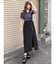 ダブルウエストZIPスカート