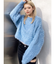 モヘアタッチシャギーショートニットトップス【WEB限定】