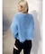 モヘアタッチシャギーショートニットトップス【WEB限定】