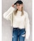 モヘアタッチシャギーショートニットトップス【WEB限定】