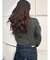 モヘアタッチシャギーショートニットトップス【WEB限定】