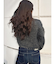 モヘアタッチシャギーショートニットトップス【WEB限定】