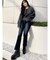 モヘアタッチシャギーショートニットトップス【WEB限定】