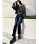 モヘアタッチシャギーショートニットトップス【WEB限定】